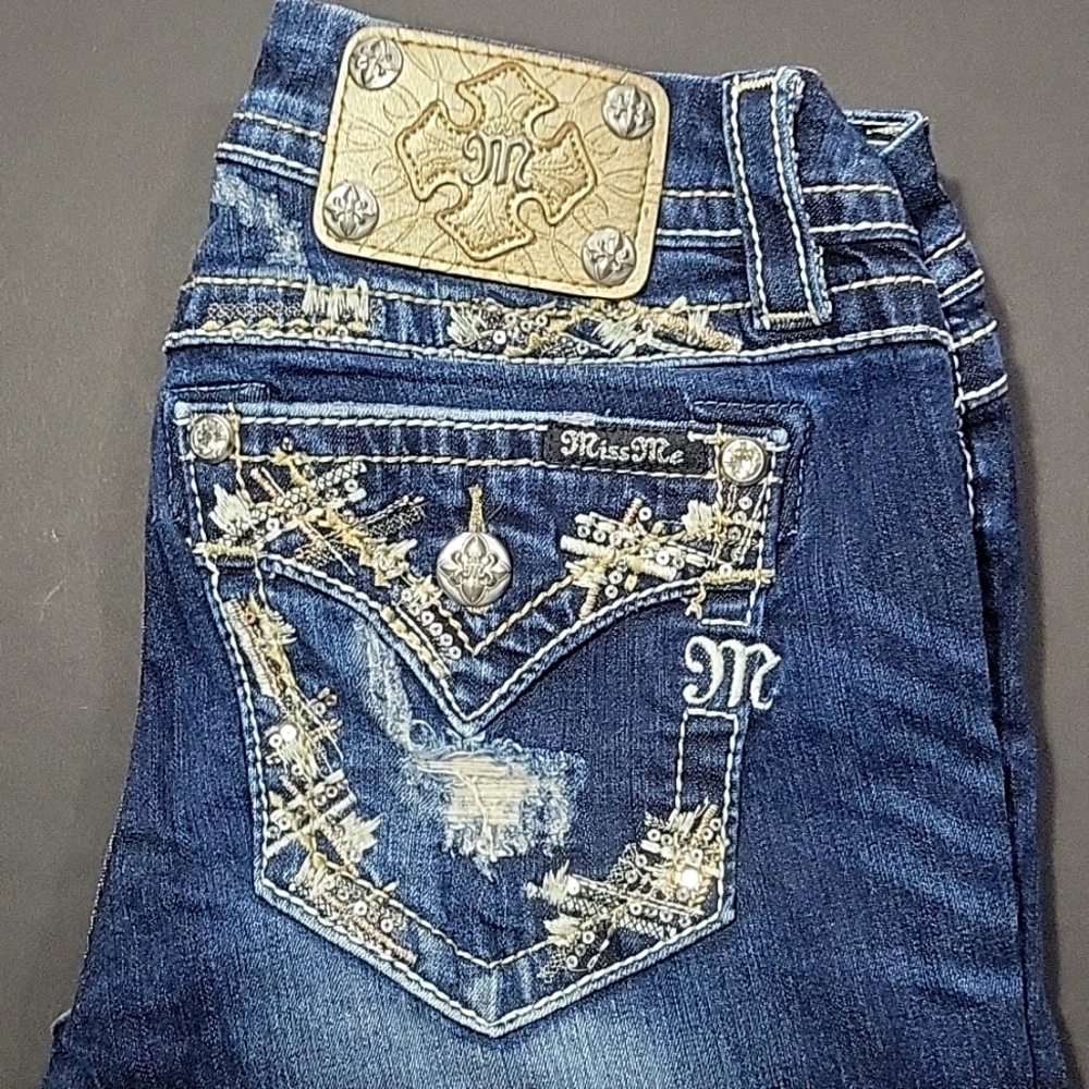 Miss Me Boot Cut Jeans Size 27 - 30 Inseam